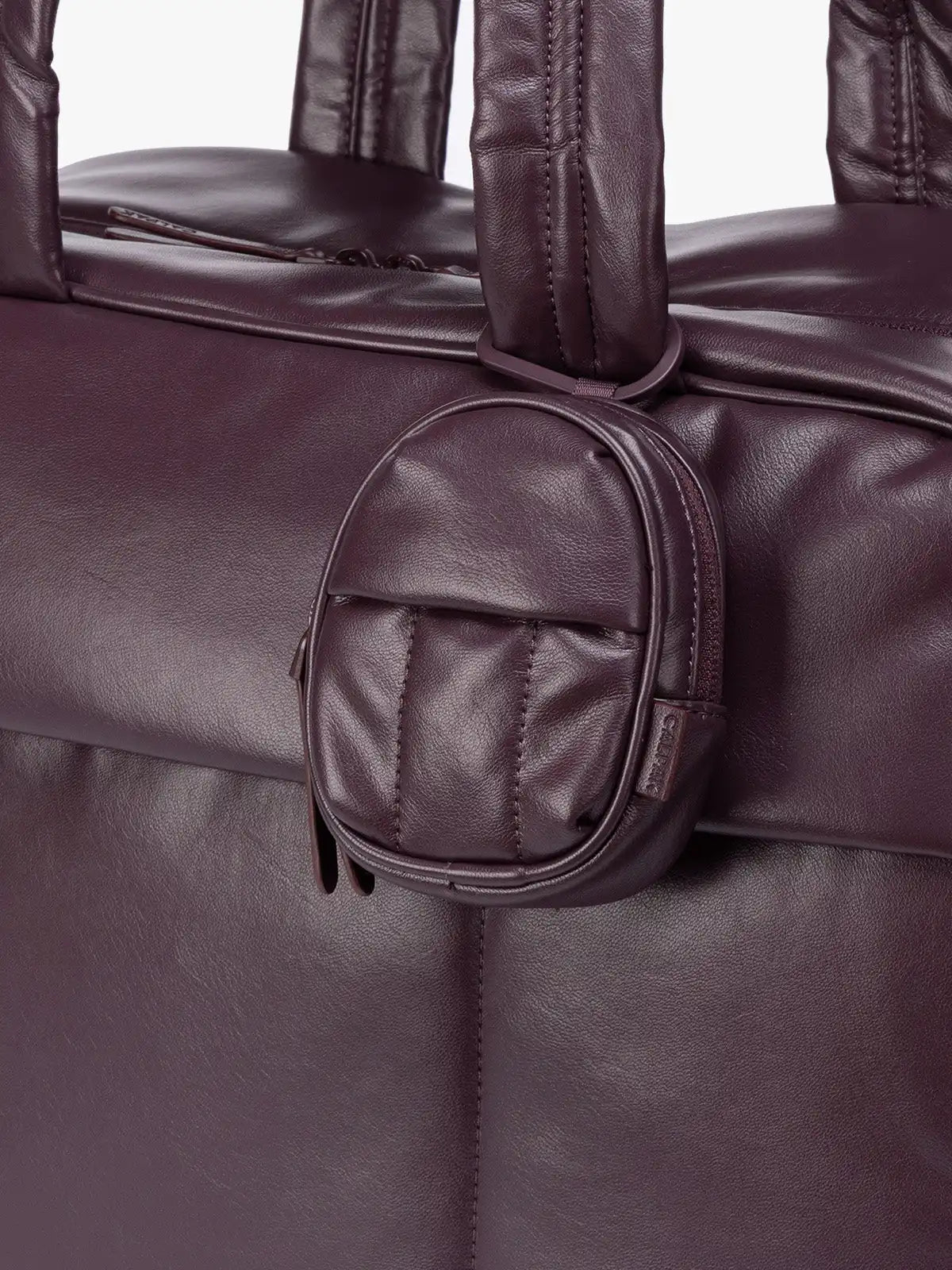 Luka Backpack Zip Bag Charm in Vegan Leather