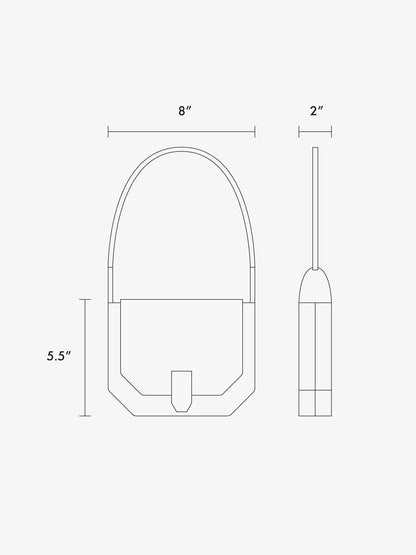 Colette Canvas Crossbody Wallet Bag