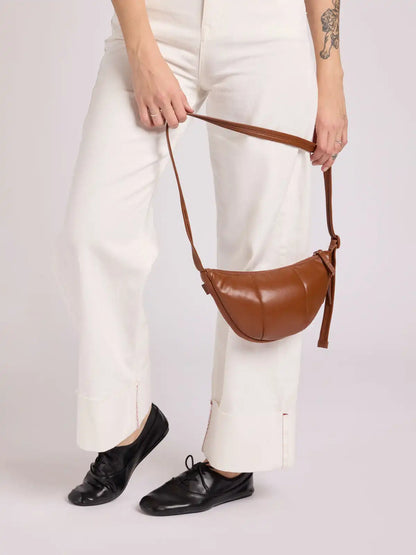 Luka Crescent Bag in Vegan Leather
