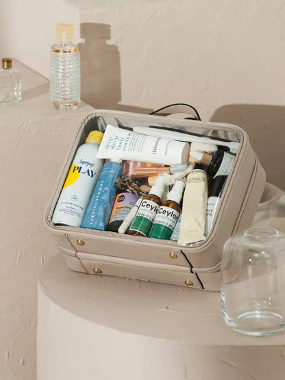 Large Clear Cosmetics Case