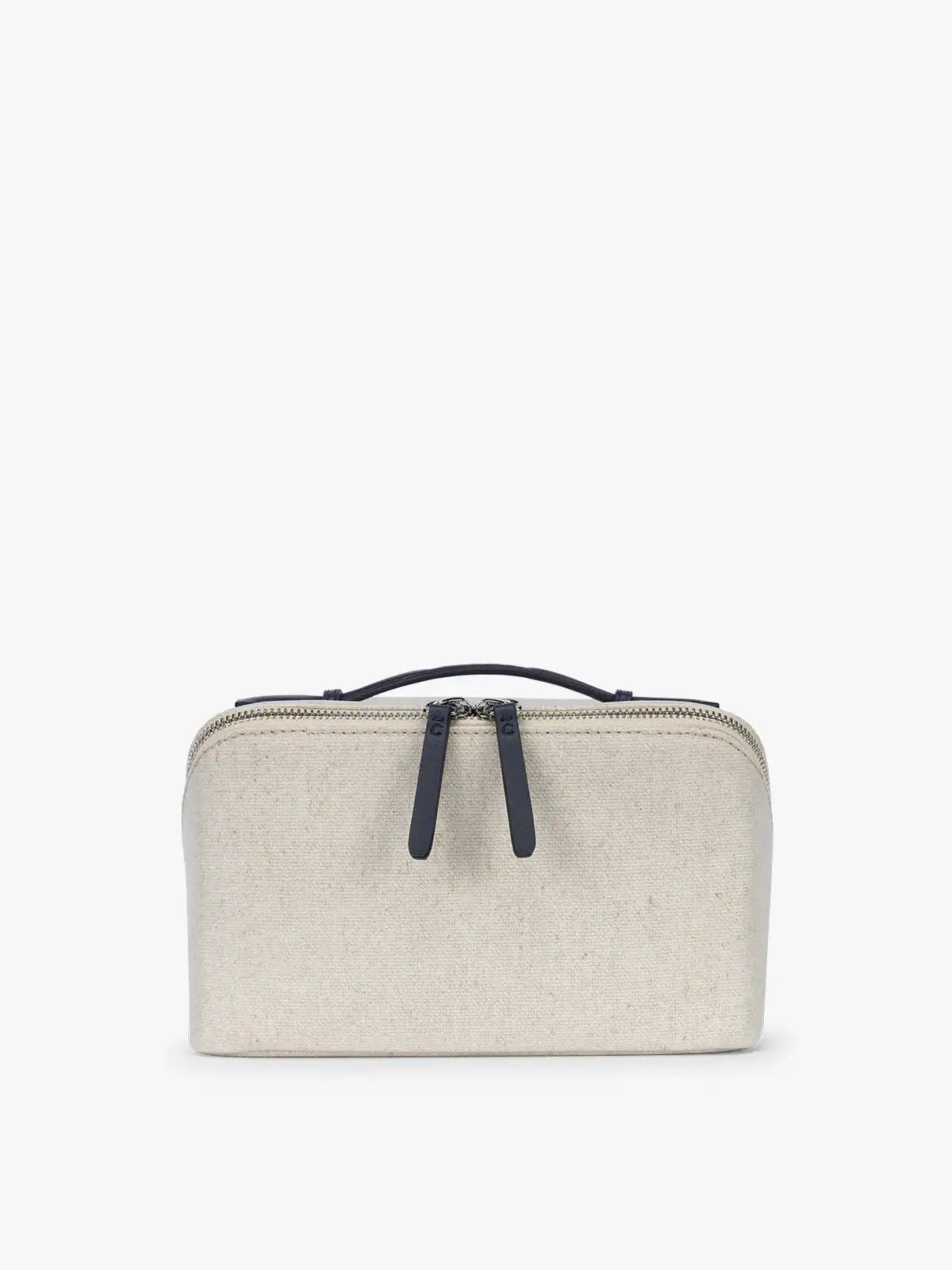 Colette Lay-Flat Canvas Toiletry Bag