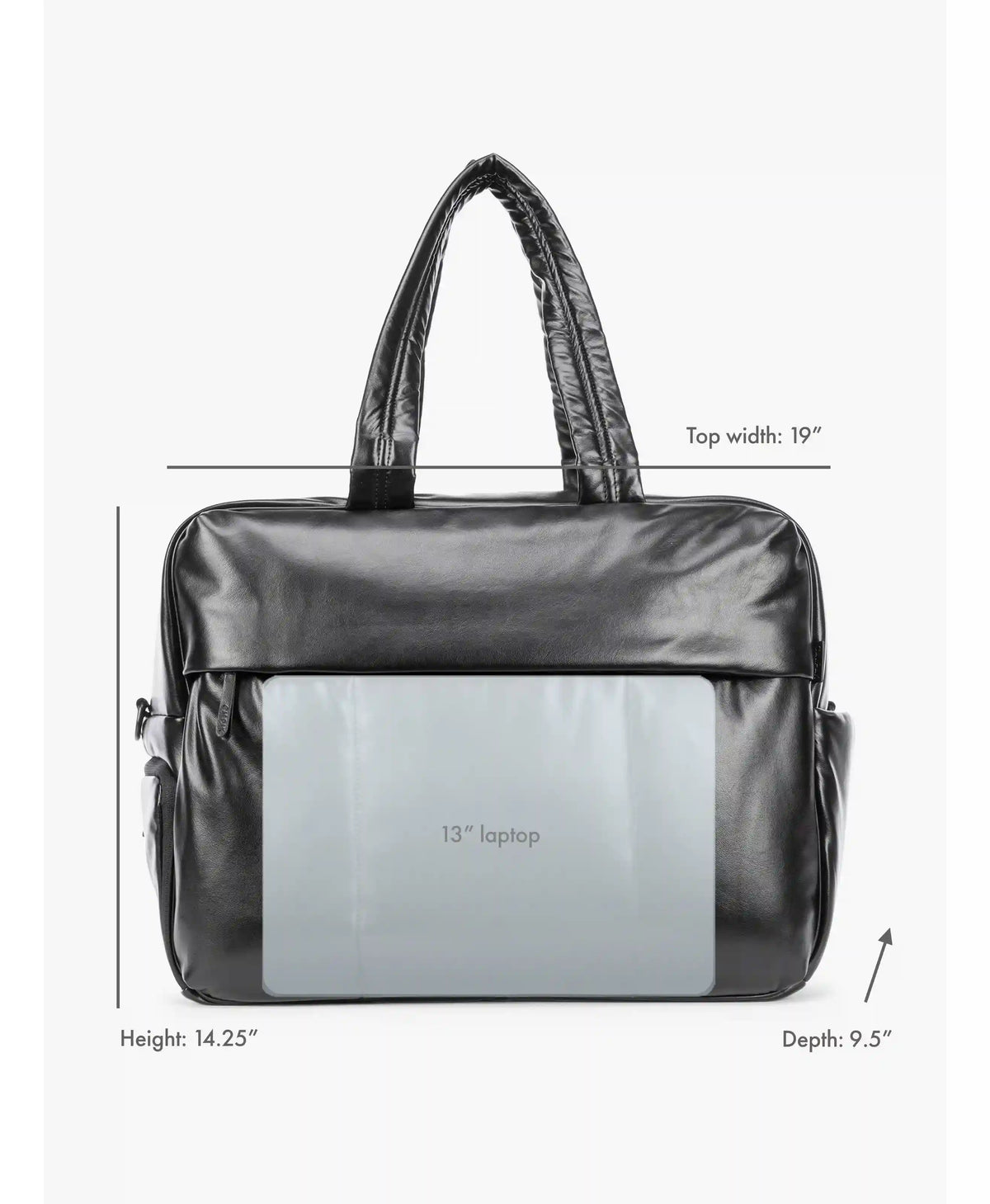 Luka Large Duffel in Vegan Leather