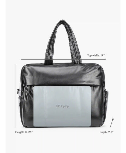 Luka Large Duffel in Vegan Leather