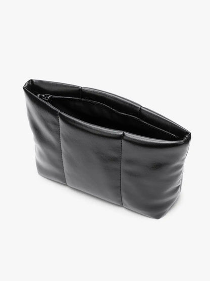 Luka 2-Quart Zip Pouch in Vegan Leather