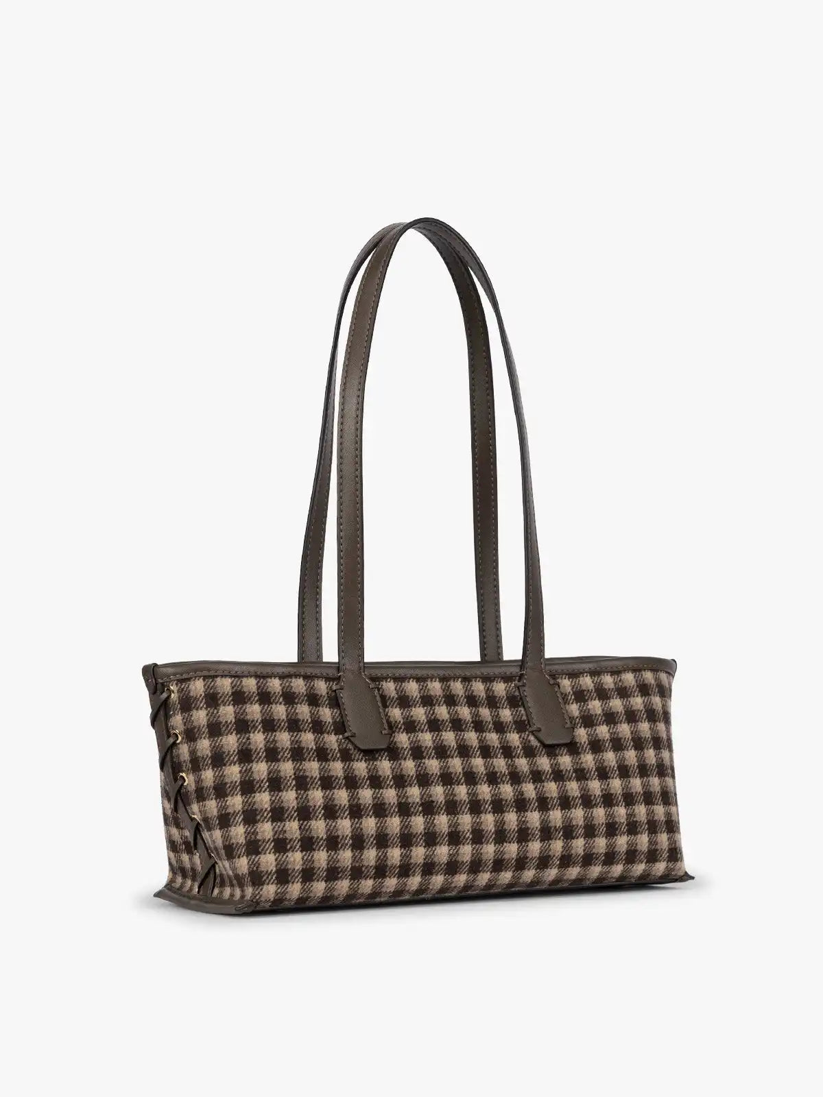 Colette Shoulder Tote in Brushed Flannel