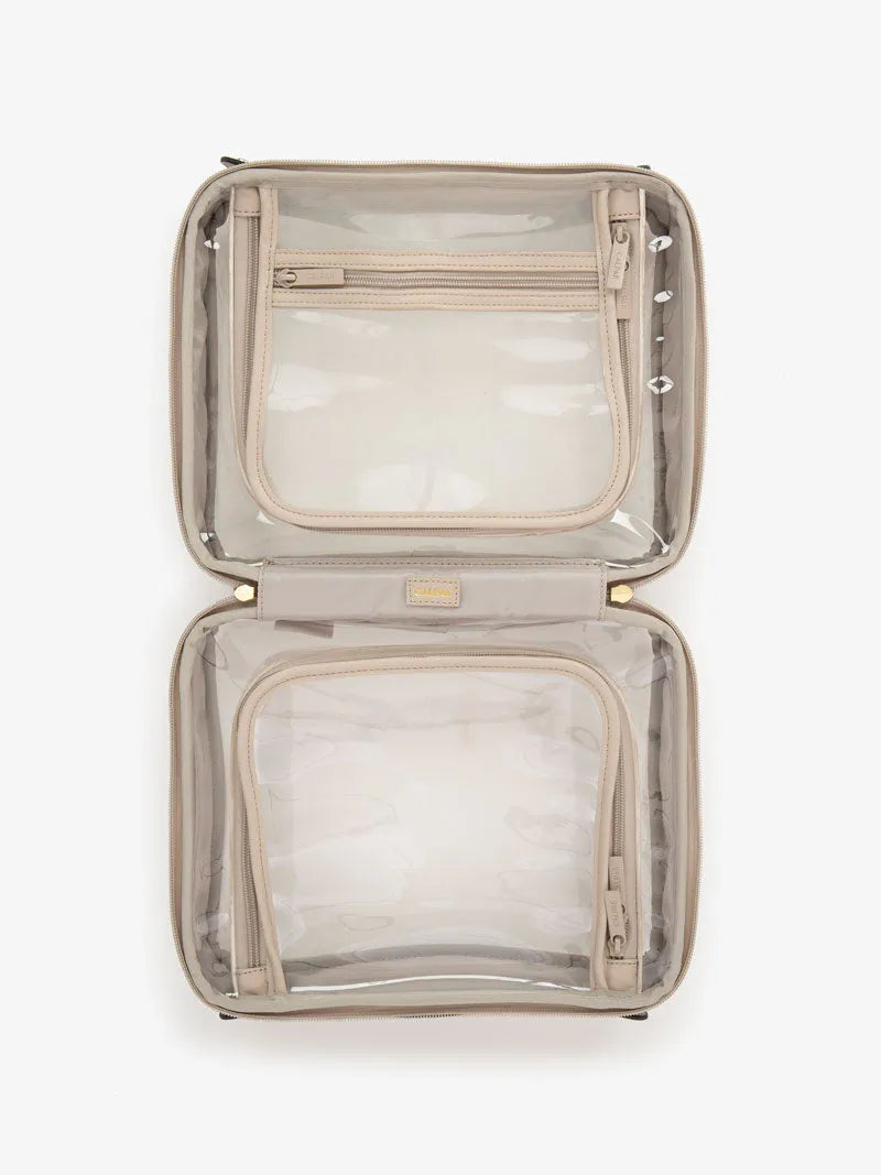 Large Clear Cosmetics Case