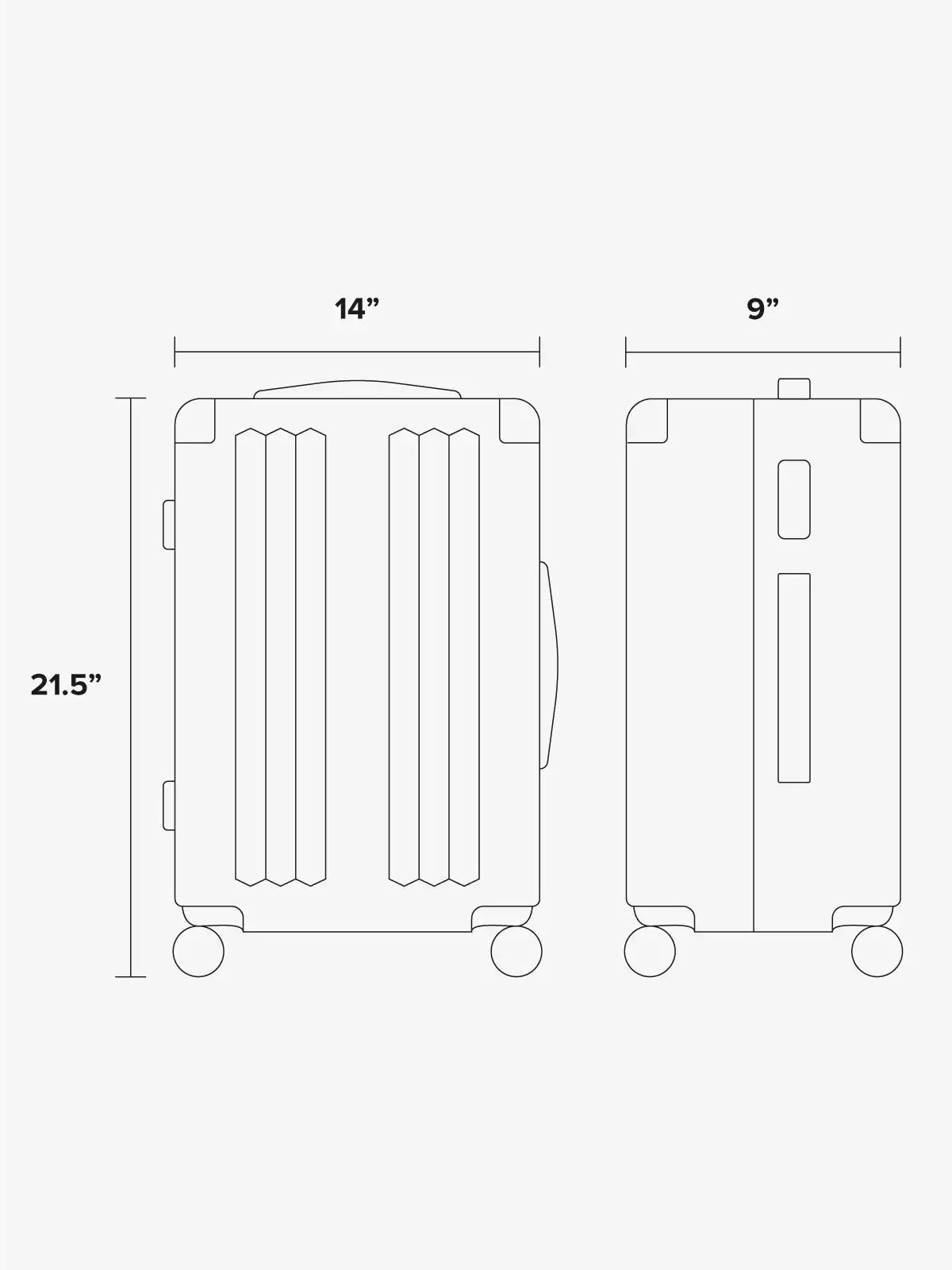 Ambeur 3-Piece Luggage Set