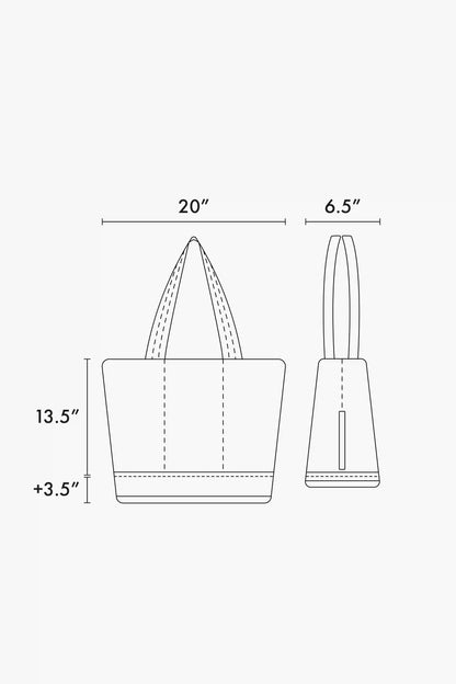 Luka Expandable Laptop Tote