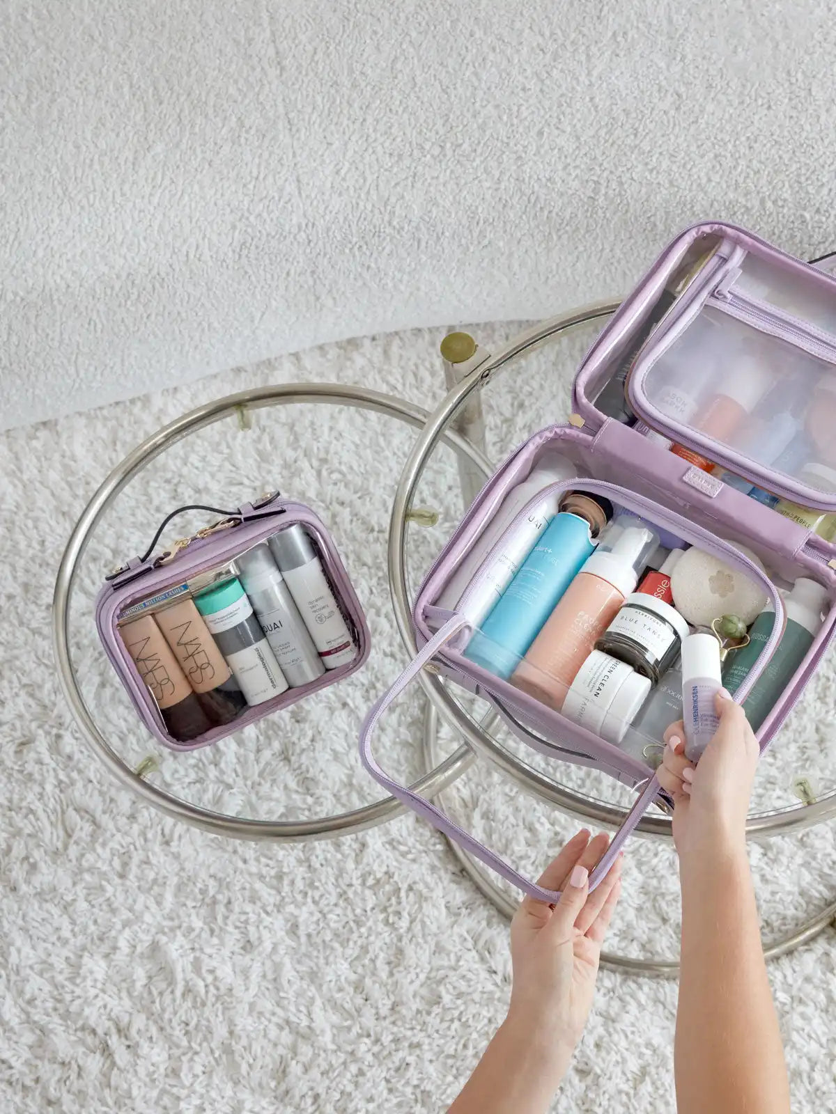 Small Clear Cosmetics Case