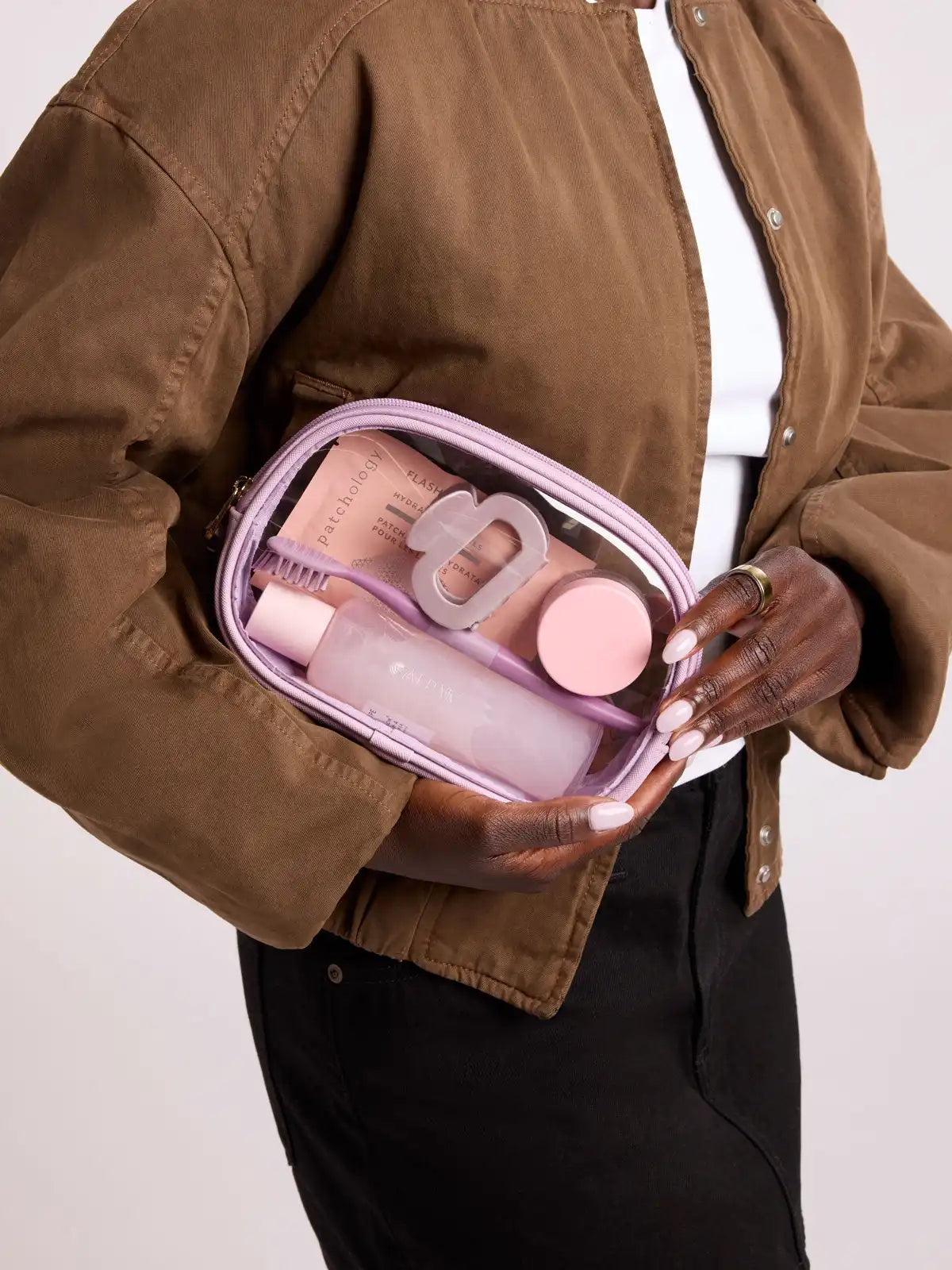 Clear Quart Zip Pouch