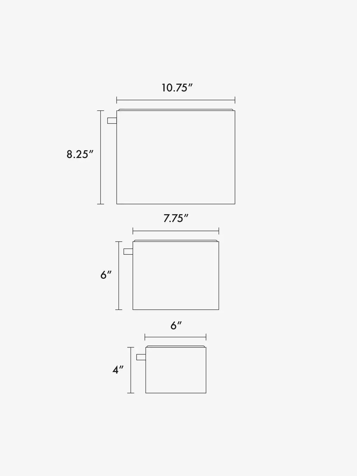 Compakt Zip Pouch Set