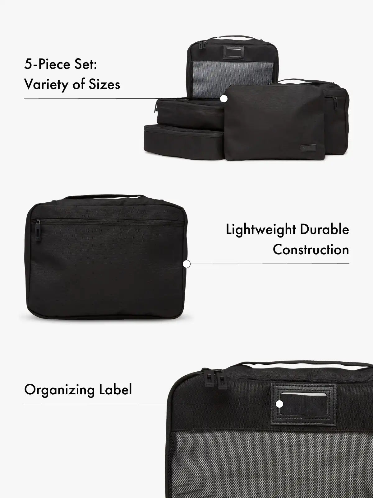 Packing Cubes Set (5 Pieces)