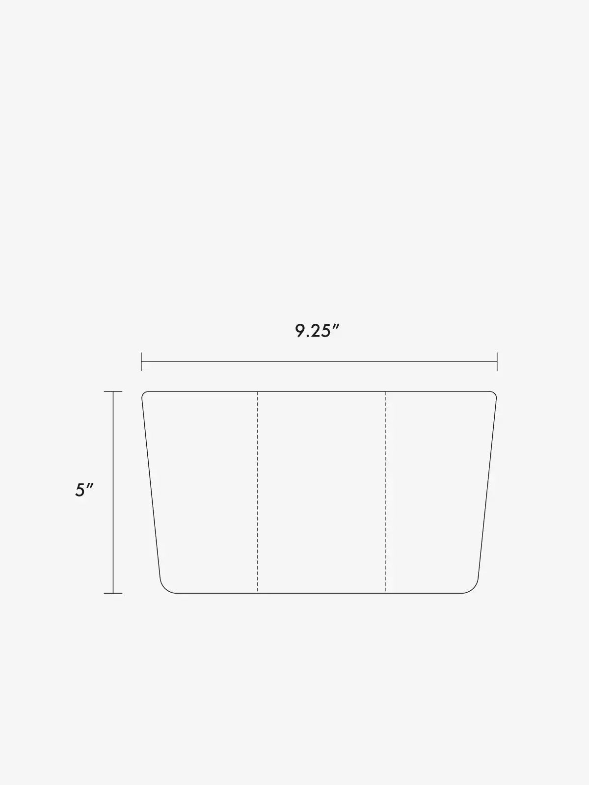 Luka 1-Quart Zip Pouch in Vegan Leather