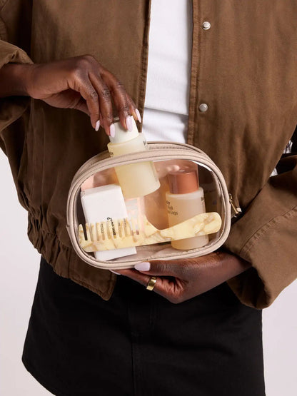 Clear Quart Zip Pouch