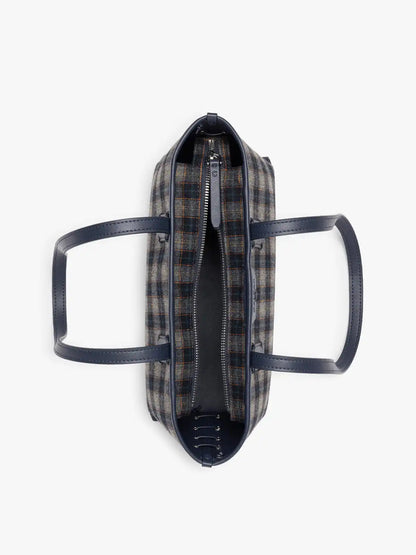 Colette Shoulder Tote in Brushed Flannel