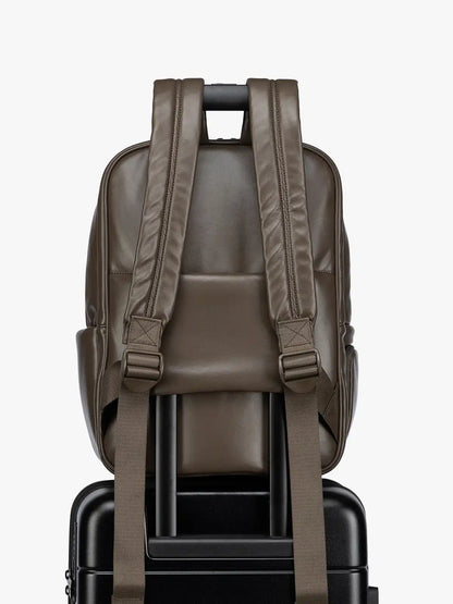 Luka 15 inch Laptop Backpack in Vegan Leather