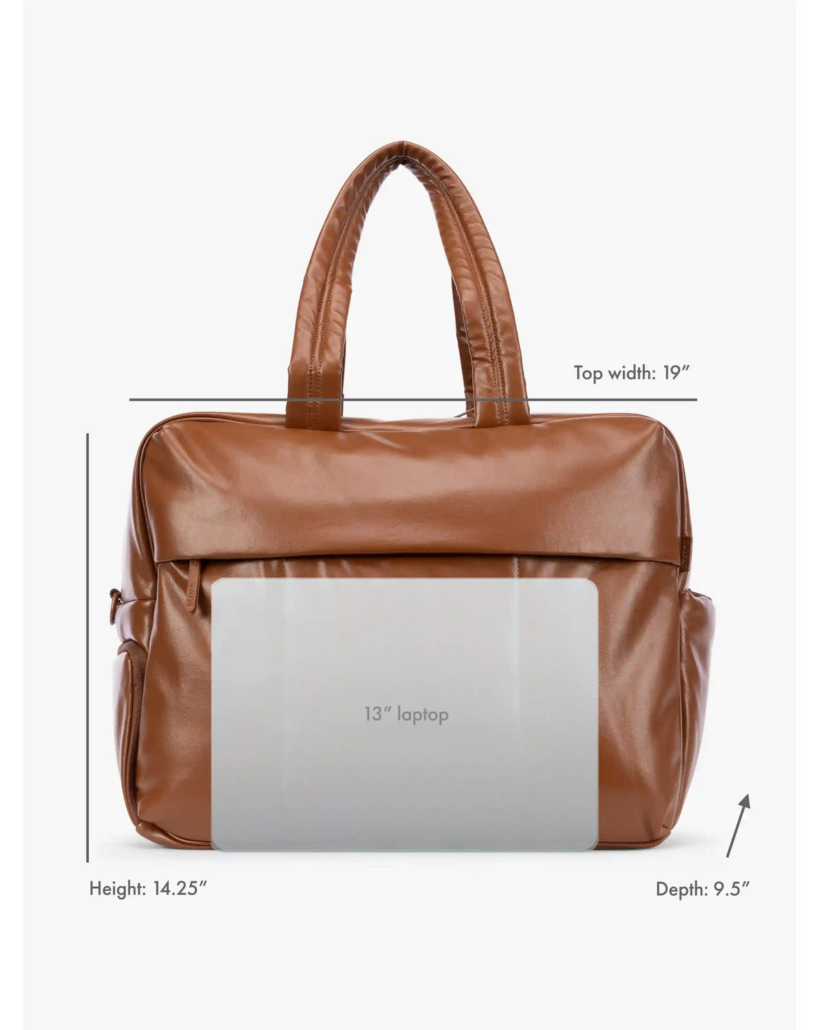 Luka Large Duffel in Vegan Leather