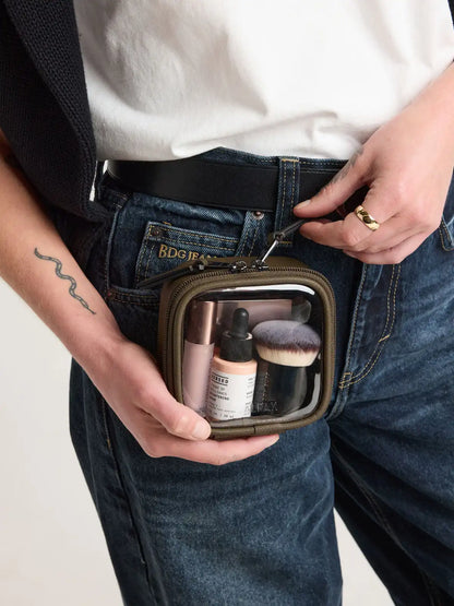 Tiny Clear Cosmetics Case
