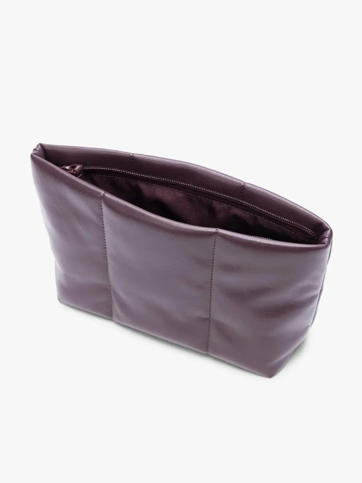 Luka 2-Quart Zip Pouch in Vegan Leather