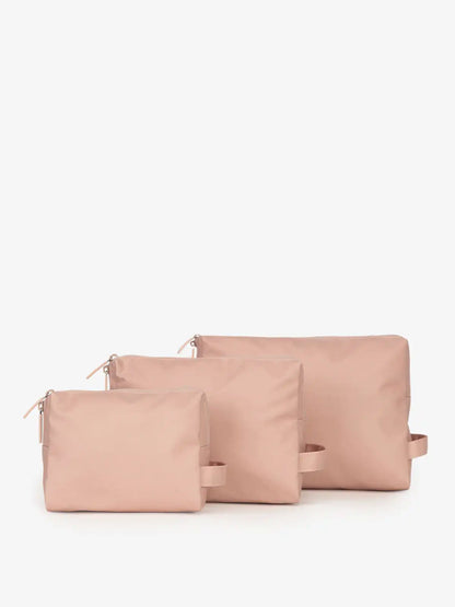 Water Resistant Zip Pouch Set (3 Pieces)