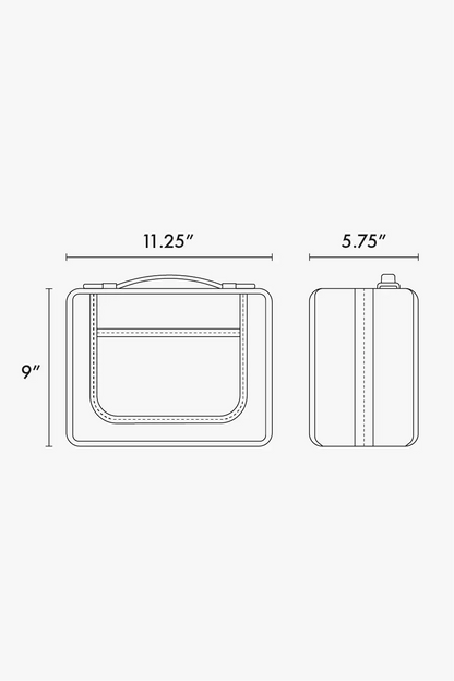 Large Clear Cosmetics Case