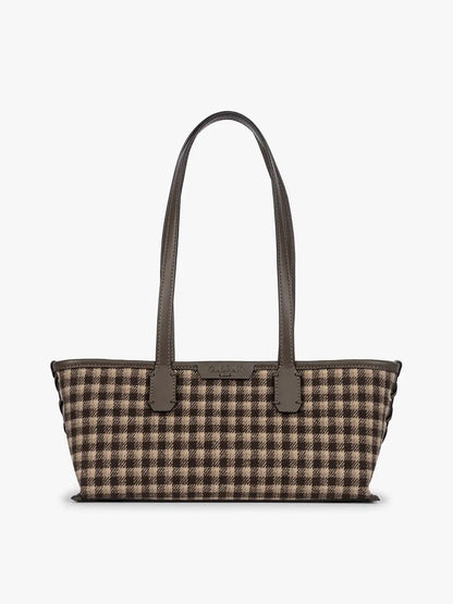 Colette Shoulder Tote in Brushed Flannel