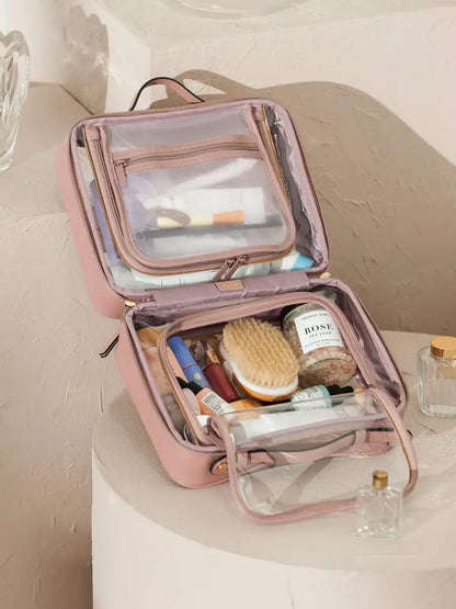 Large Clear Cosmetics Case