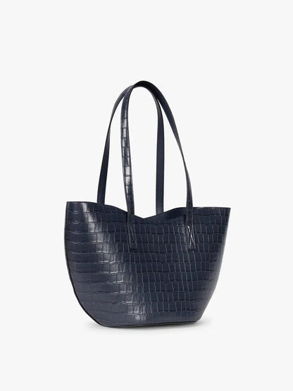 Haven Tulip Tote in Croc-Embossed