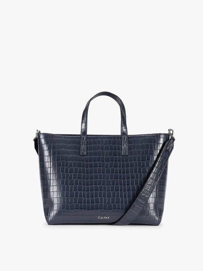 Haven 15" Laptop Tote Bag in Croc-Embossed