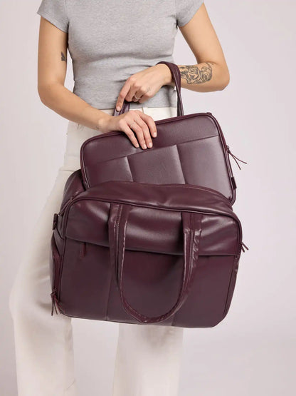 Luka 14" Padded Laptop Sleeve in Vegan Leather