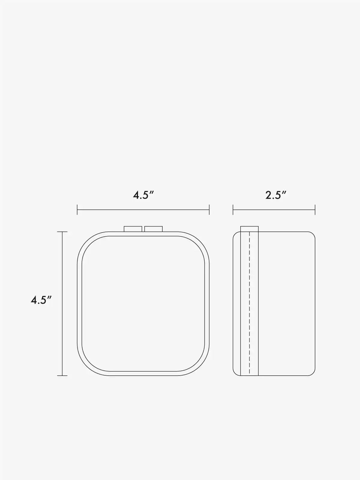 Tiny Clear Cosmetics Case