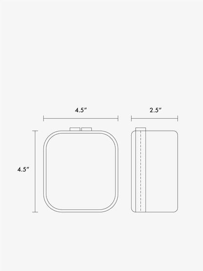 Tiny Clear Cosmetics Case