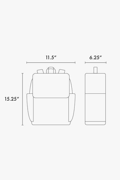 Diaper Backpack with Laptop Sleeve