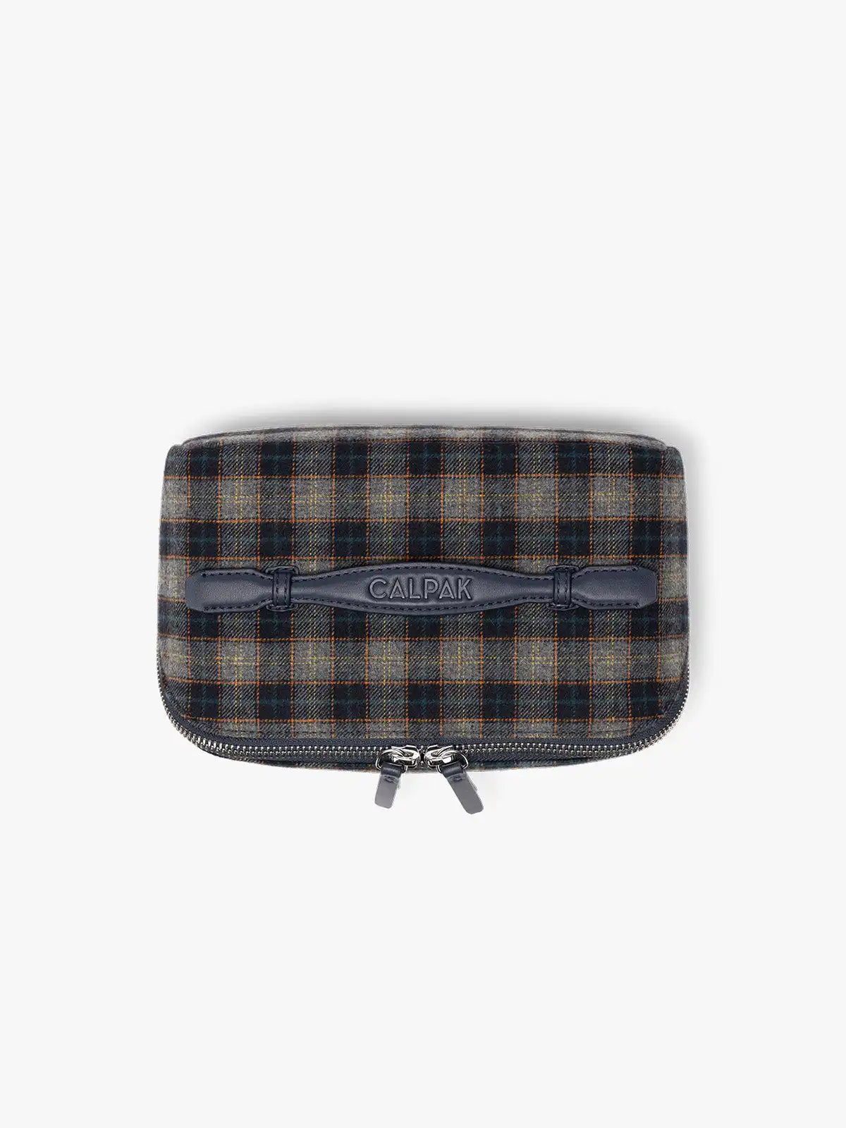 Colette Lay-Flat Toiletry Bag in Brushed Flannel
