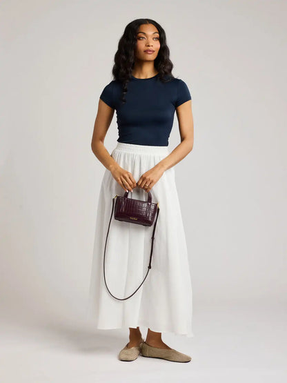 Haven Mini Crossbody Bag in Croc-Embossed