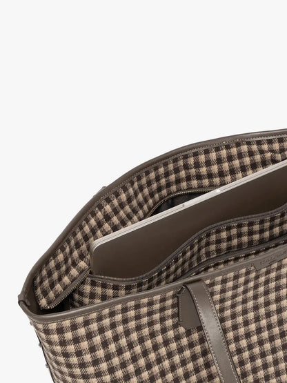 Colette 15" Laptop Tote in Brushed Flannel