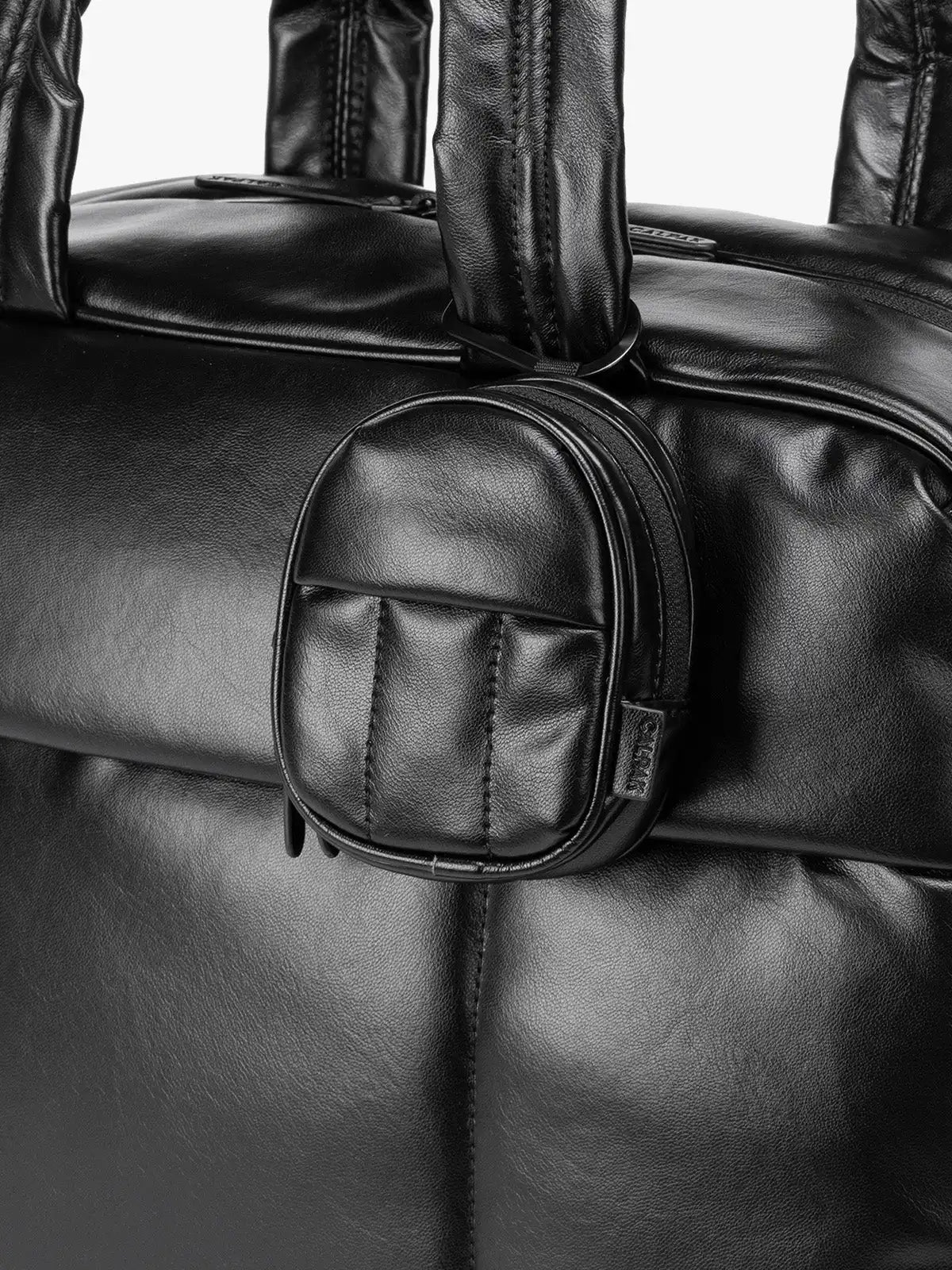 Luka Backpack Zip Bag Charm in Vegan Leather