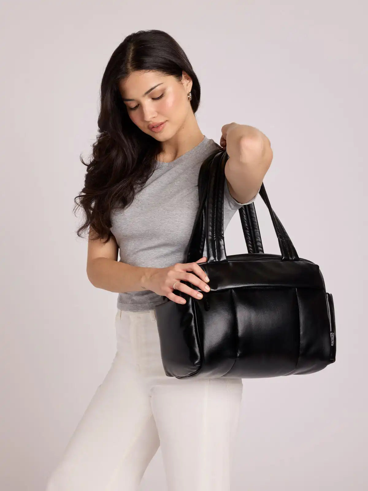 Luka Mini Duffel in Vegan Leather