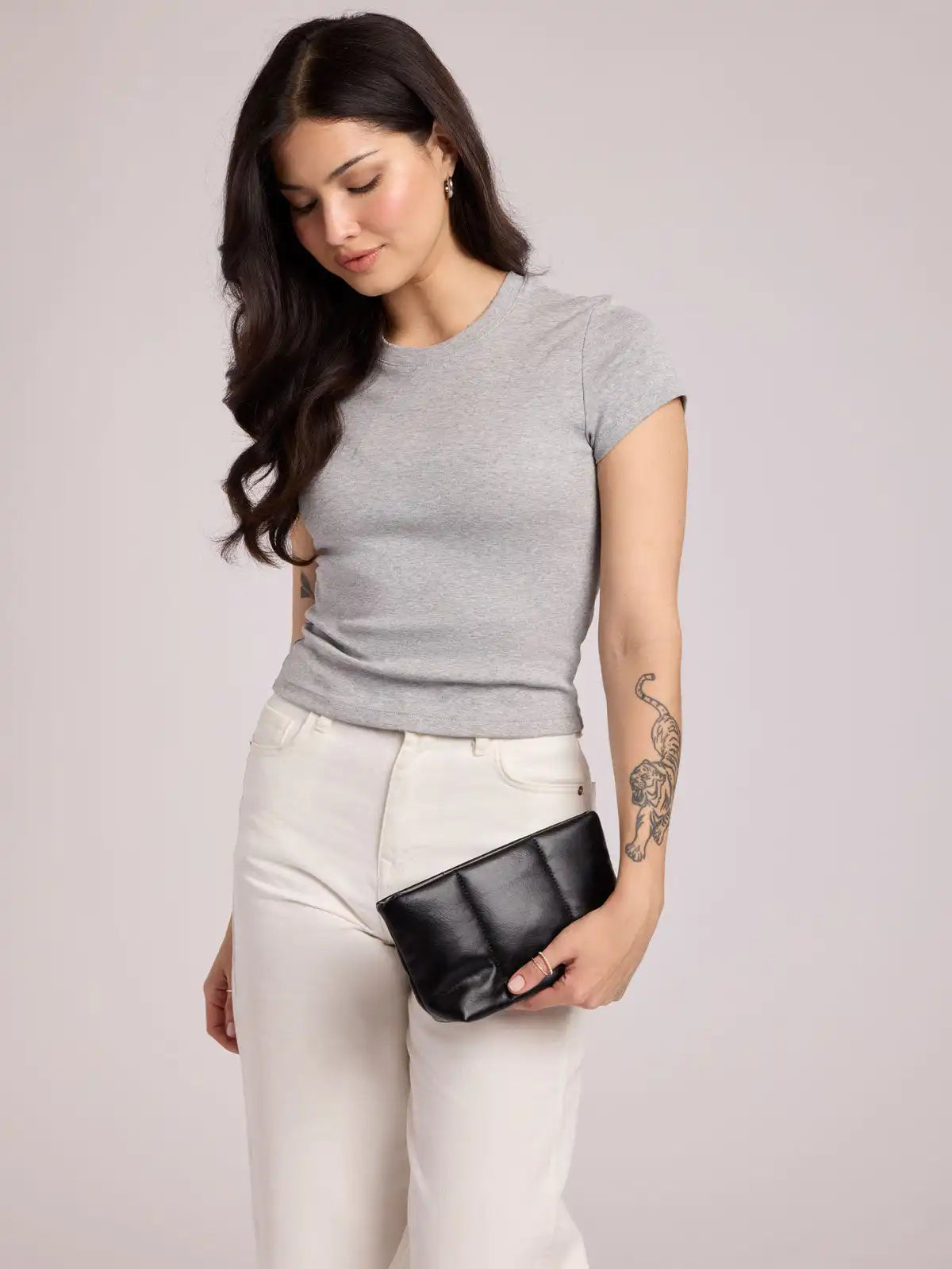 Luka 1-Quart Zip Pouch in Vegan Leather